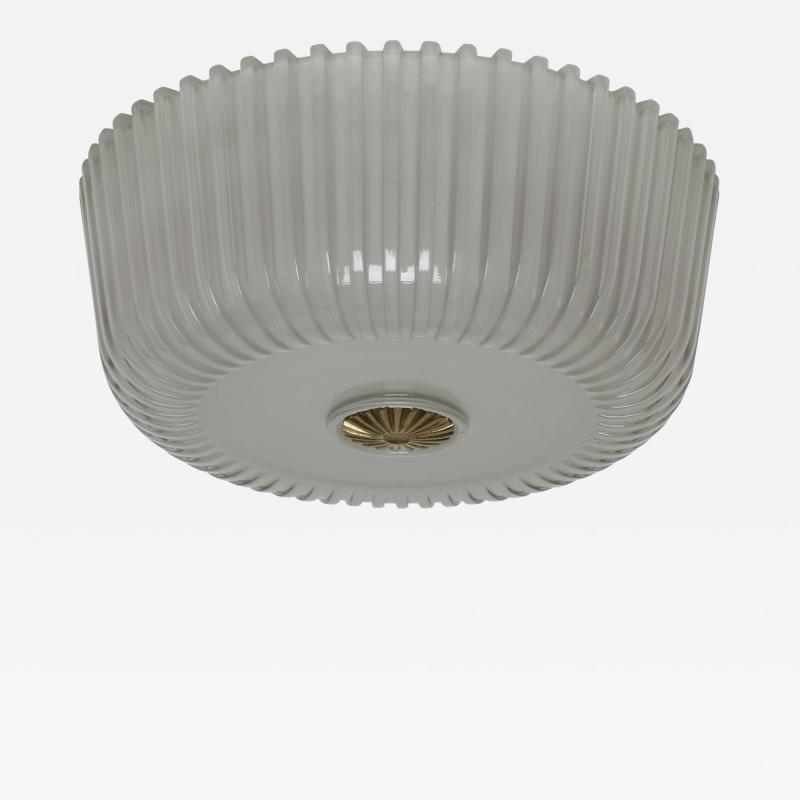  Seguso Vetri dArte Murano glass flush mount ceiling light by Seguso