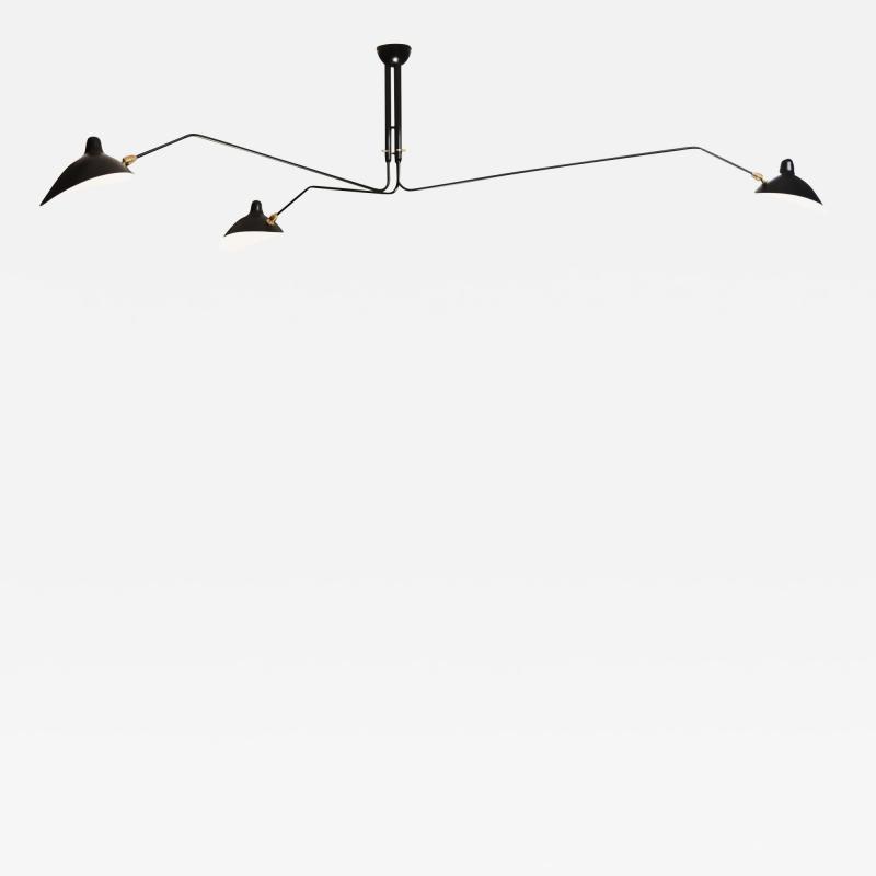  Serge Mouille USA Serge Mouille Ceiling Lamp 3 Rotating Arms AVAILABLE OCTOBER 10