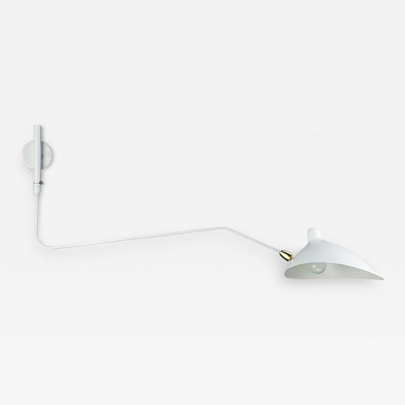  Serge Mouille USA Serge Mouille Rotating Sconce 1 Arm in White AVAILABLE OCTOBER 10