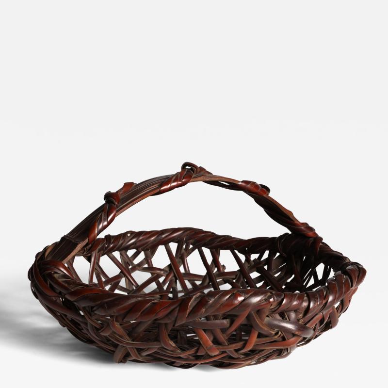  Sh insai Wide Handled Basket 1930s