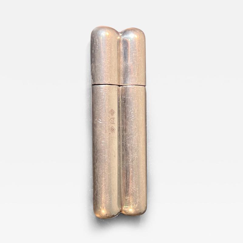  Sheffield 1930s SHEFFIELD HALLMARKED CIGAR HOLDER FLASK