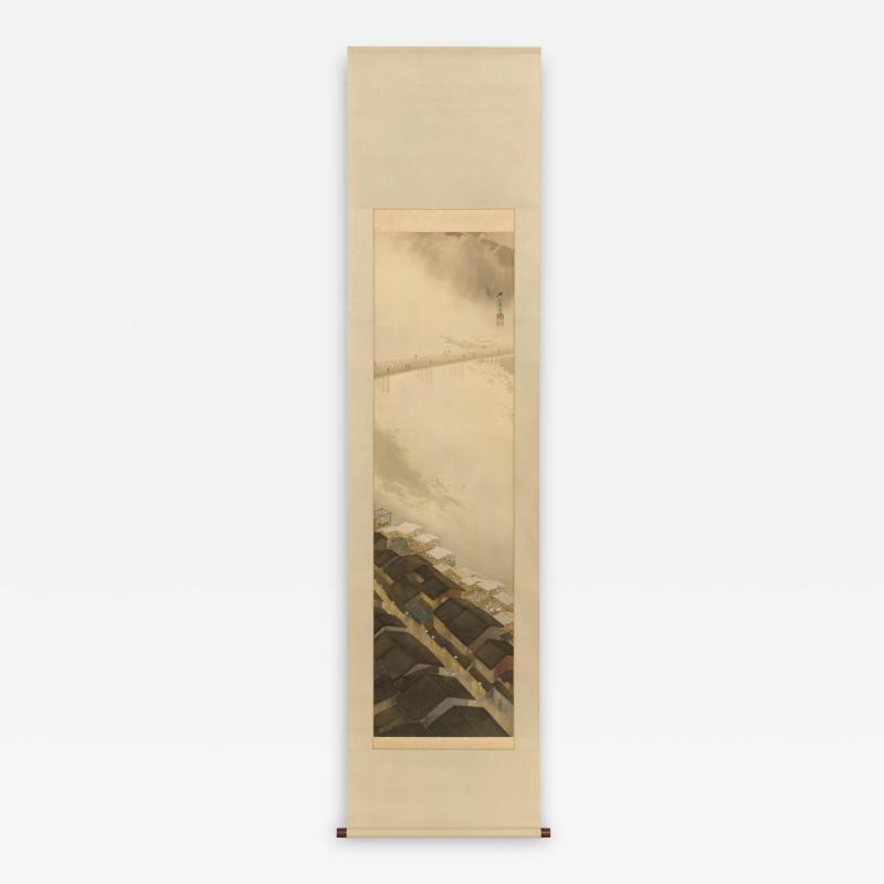  Shibata Ban y Enjoying a Cool Evening on Ponto ch Kyoto 1910s 20s