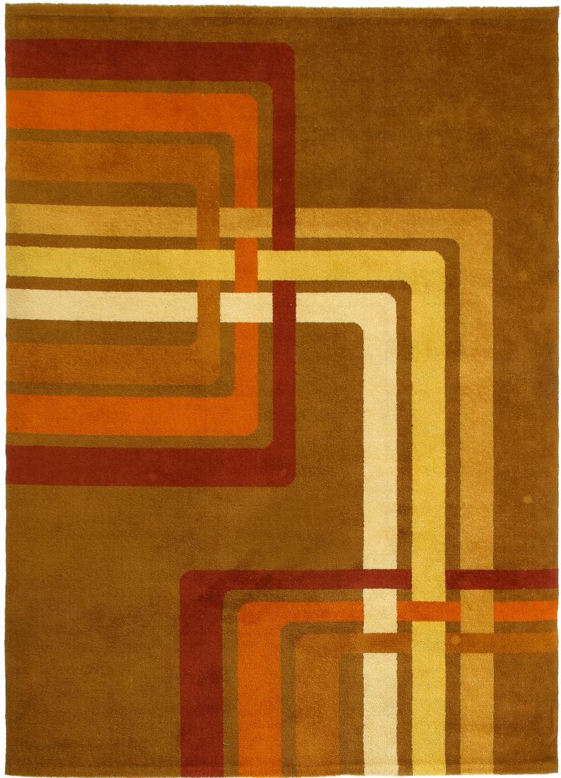  Sidera Multicolored Wool Italian Carpet or Rug by Sidera 1970 Italy