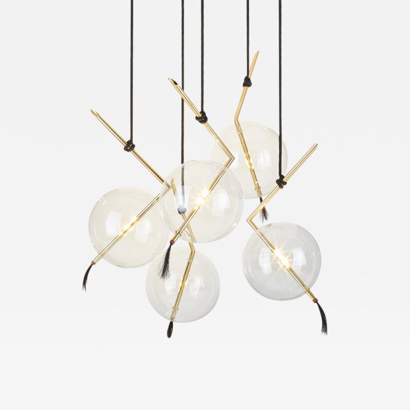  Silvio Mondino Studio Chemistry Nuvole Pendant 5 Lights