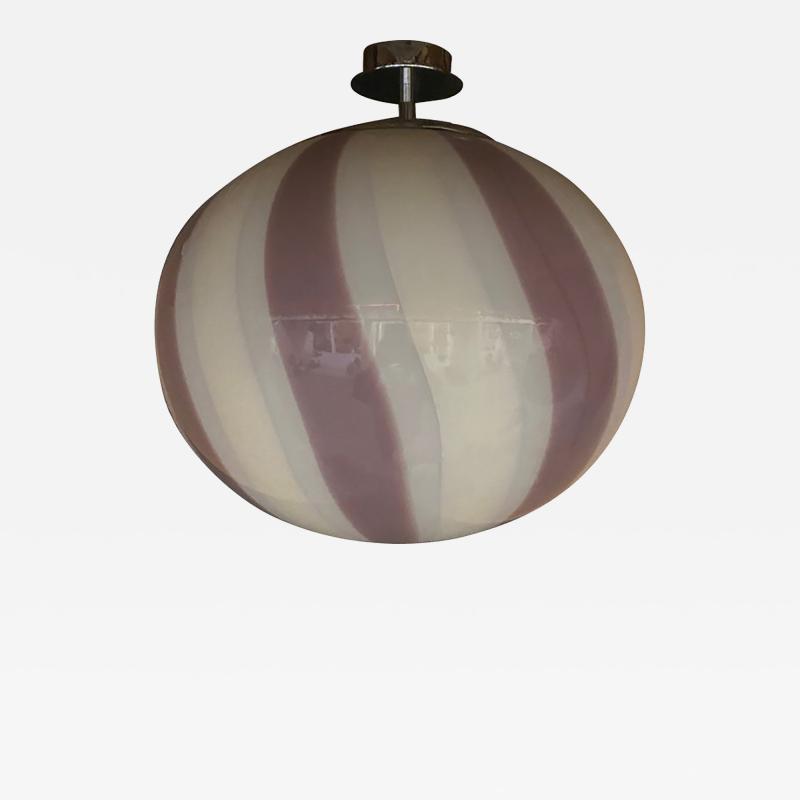  SimoEng Contemporary Murano Style Glass Multicolors Pendant Italian