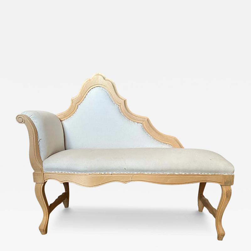  SimoEng Italian Artisanal Little White Sofa in Natural Wood