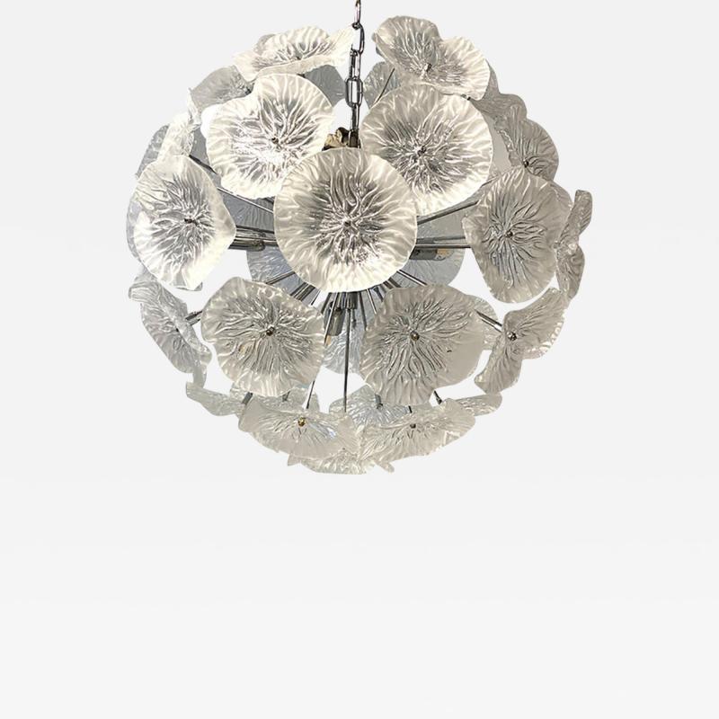  SimoEng Italian Floral Murano Glass Sputnik Chandelier by SimoEng