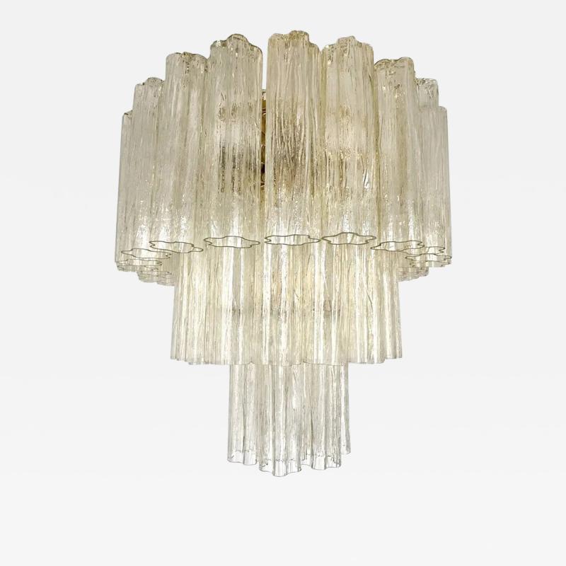  SimoEng Italian Murano Glass Flush Mount with Tronchi Design by Simoeng for Simoeng