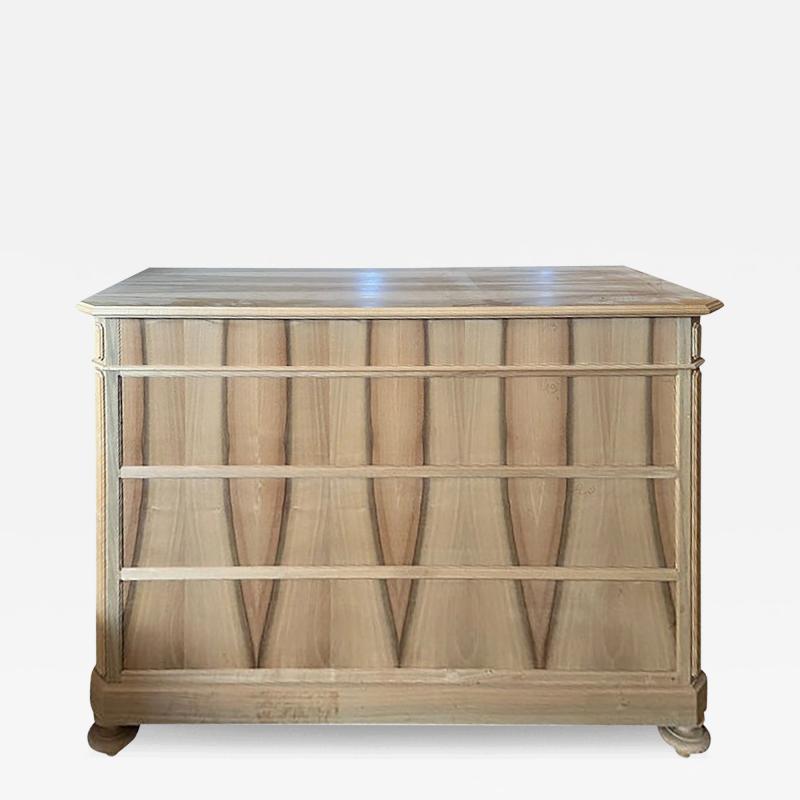  SimoEng Italian Natural Walnut Chest of Four Drawers