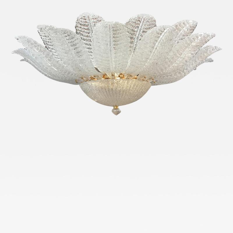  SimoEng Murano Glass Sputnik Chandelier Flush Mount Mazzega Style