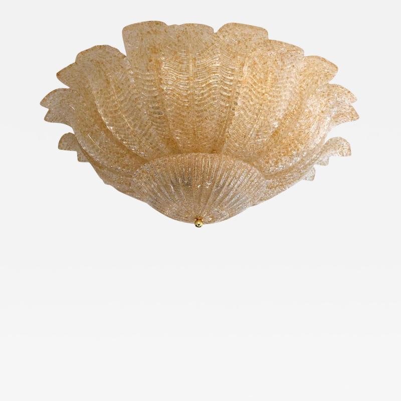  SimoEng Murano Glass Sputnik Chandelier Flush Mount Mazzega Style