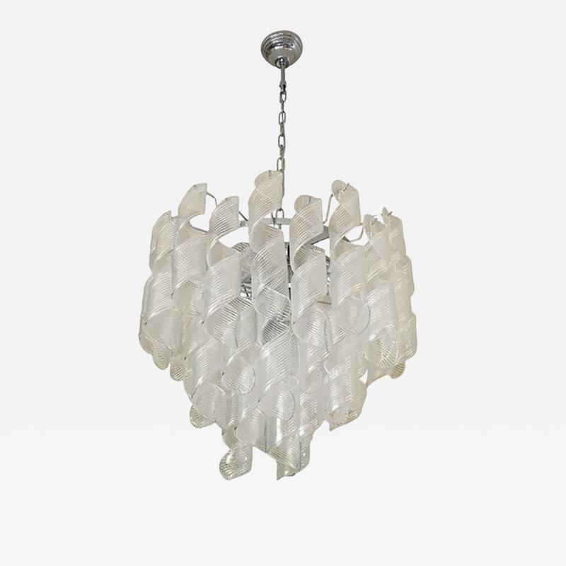  SimoEng Murano Glass Sputnik Chandelier With Swirling Italian Glass