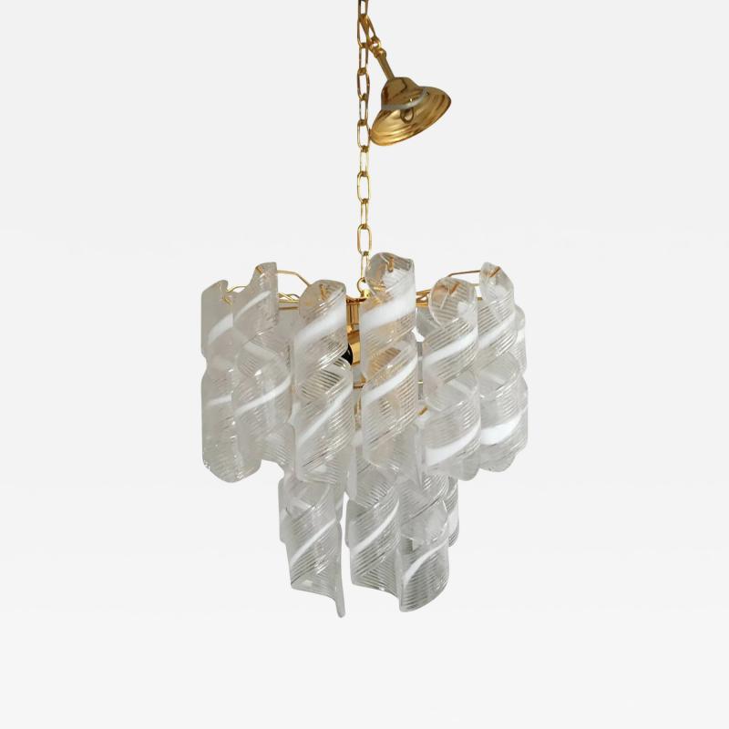  SimoEng Murano Glass Virgola Chandelier by Simoeng