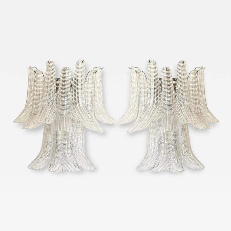 SimoEng Murano Glass Wall Sconces by Simoeng Set of 2