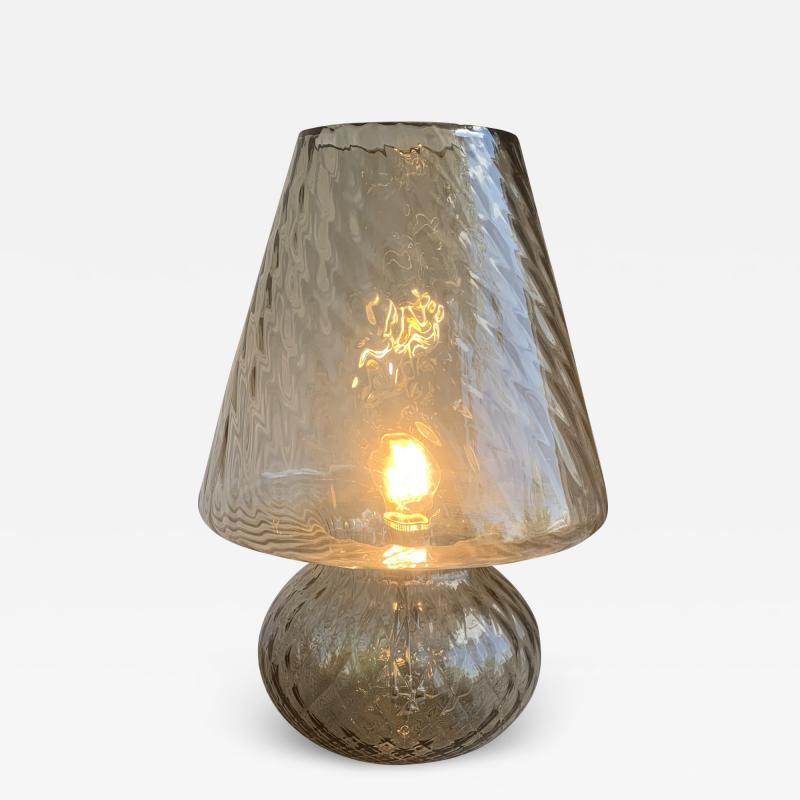  SimoEng Smoked Fume Murano Glass Table Lamp Ballotton 