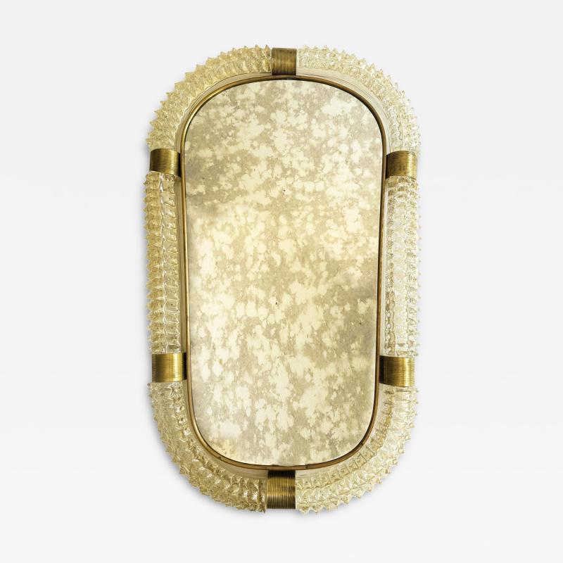  SimoEng Venetian Luxury Rostrato Murano Glass Wall Mirror by Simoeng