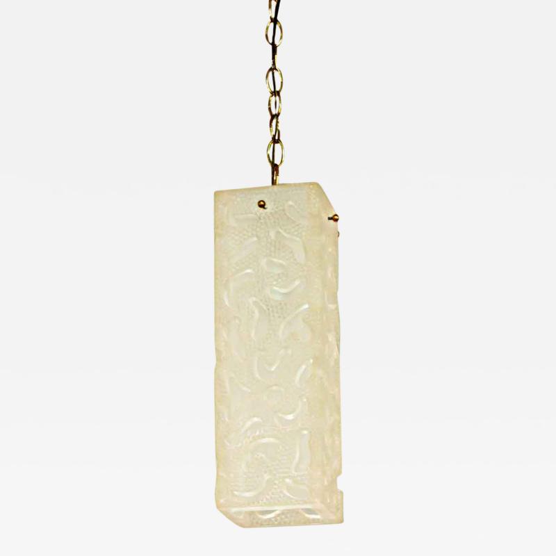  Sirmos Square Textural Cast Resin Pendant by Sirmos