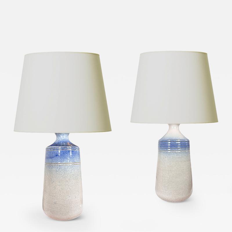  Skottorp Stengods Duo of Table Lamps by Skottorp Stengods