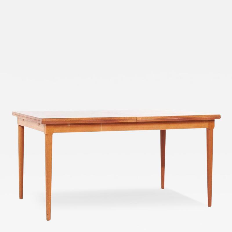  Skovmand Andersen Skovmand Andersen Mid Century Danish Teak Expanding Flip Top Dining Table