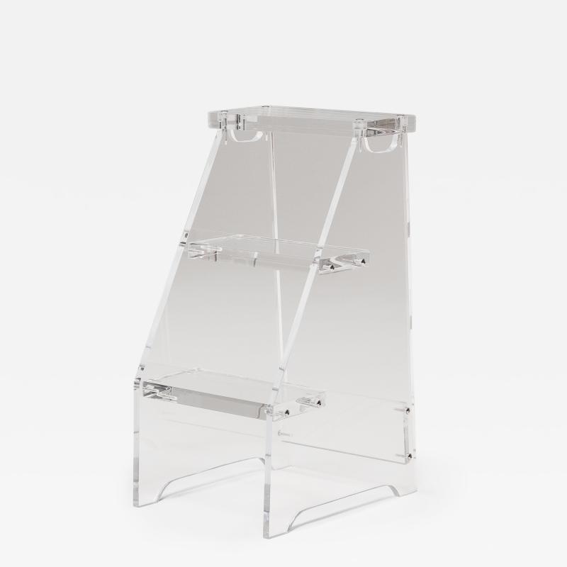 Social Climber Lucite Step Stool by Dragonette Private Label