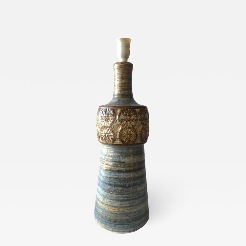  Soholm Pottery Large Stoneware Table Lamp by Soholm