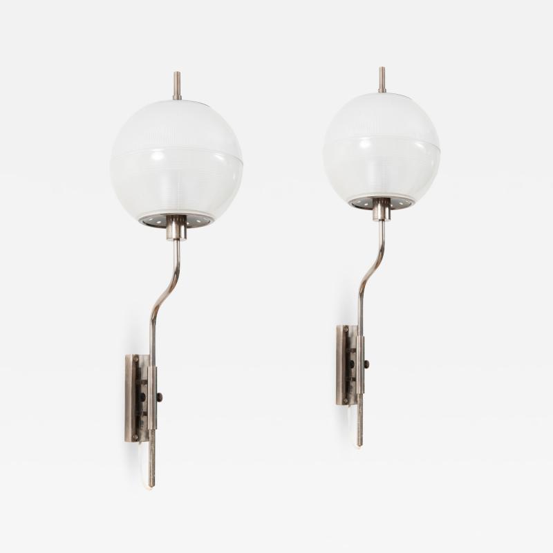  Stilnovo A pair of large wall lights