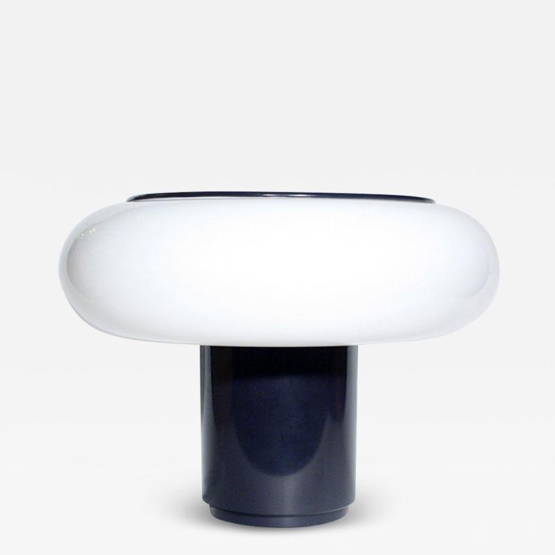  Stilnovo BLACK AND WHITE TABLE LAMP BY STILNOVO