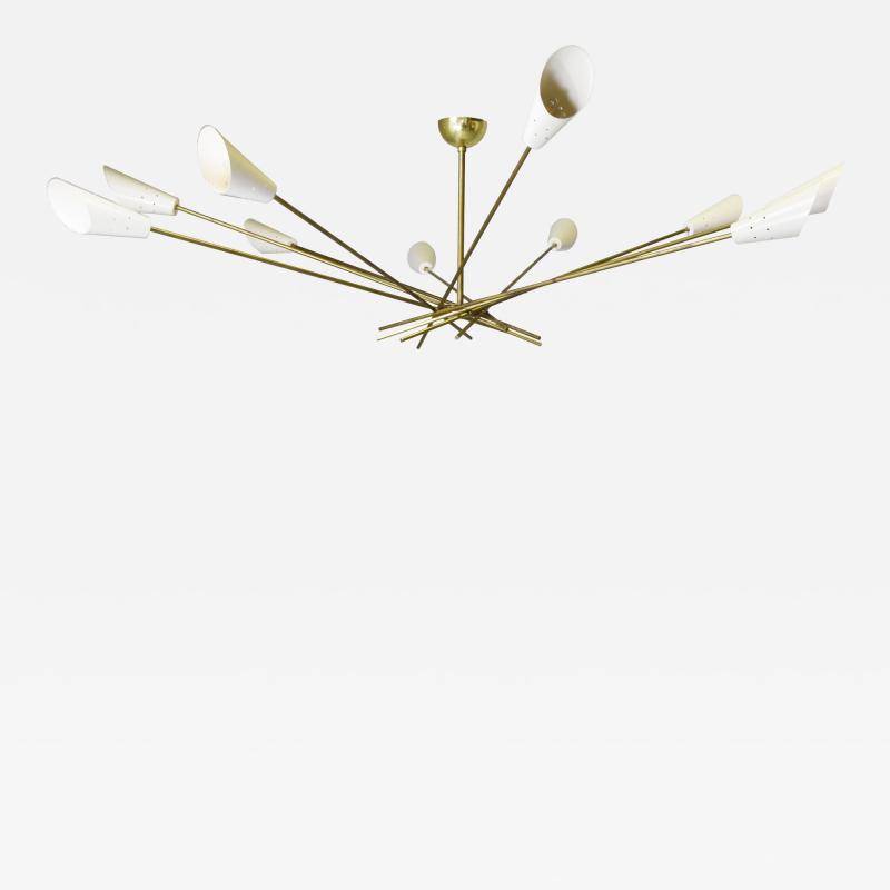  Stilnovo Shangai chandelier stilnovo style 1960s