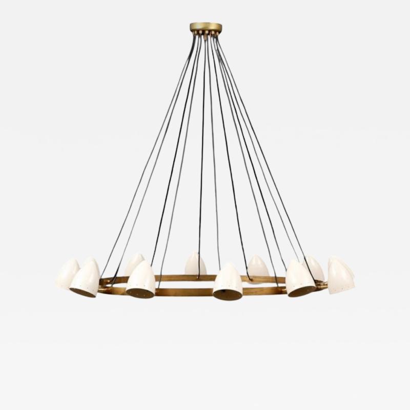  Stilnovo Stilnovo Ring Lamp with White Spotlights