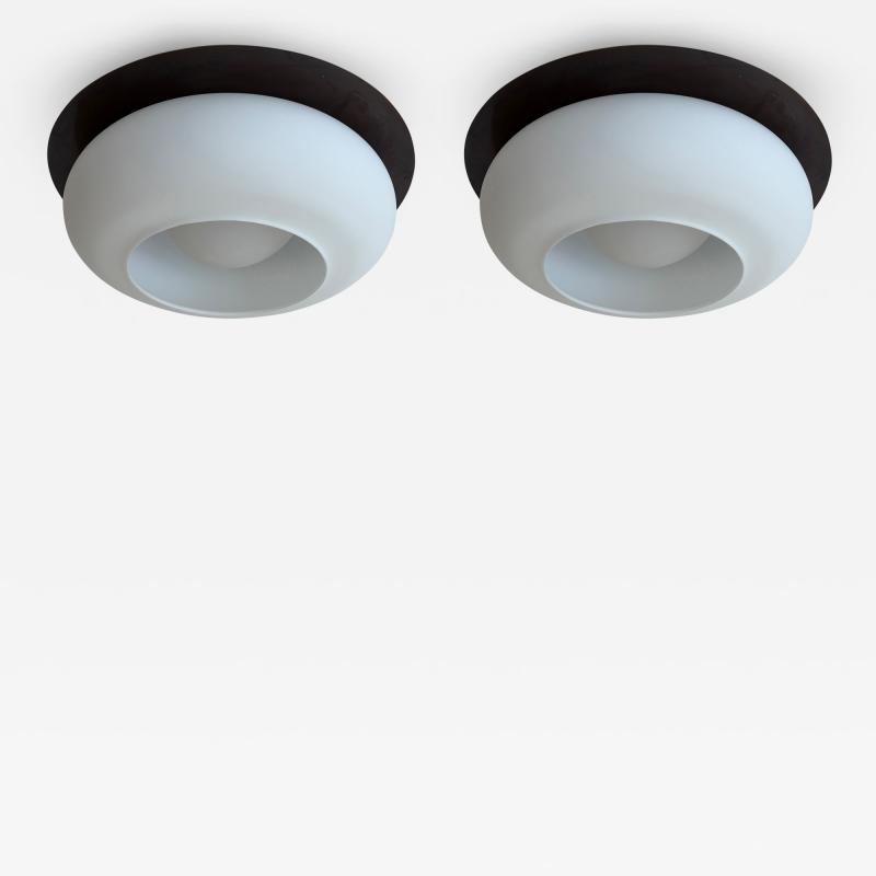  Stilnovo Stilnovo flush mount ceiling light Italy 1960s