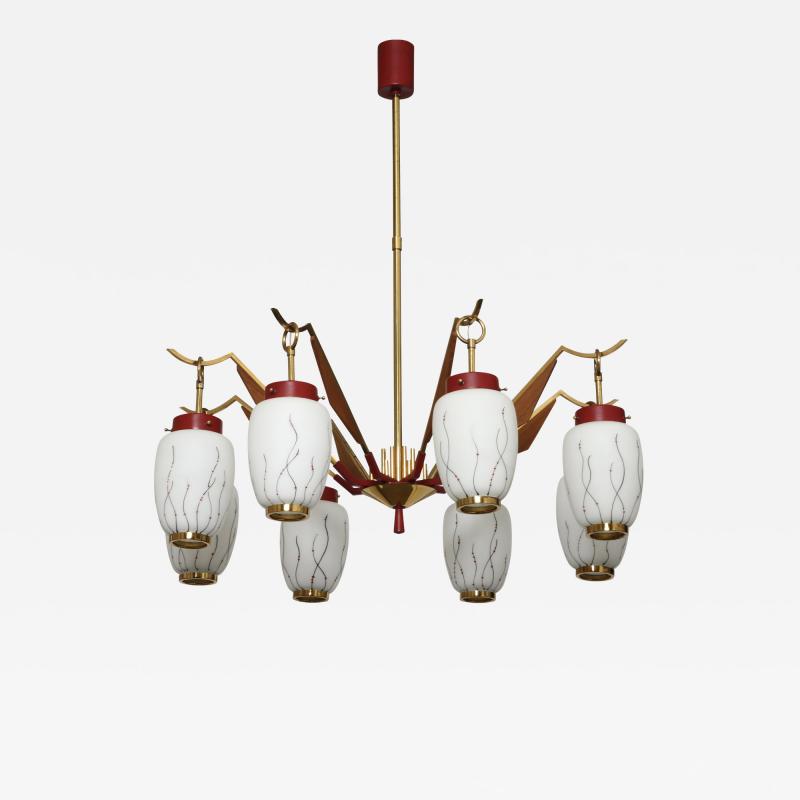 Stilnovo Stilnovo style chandelier