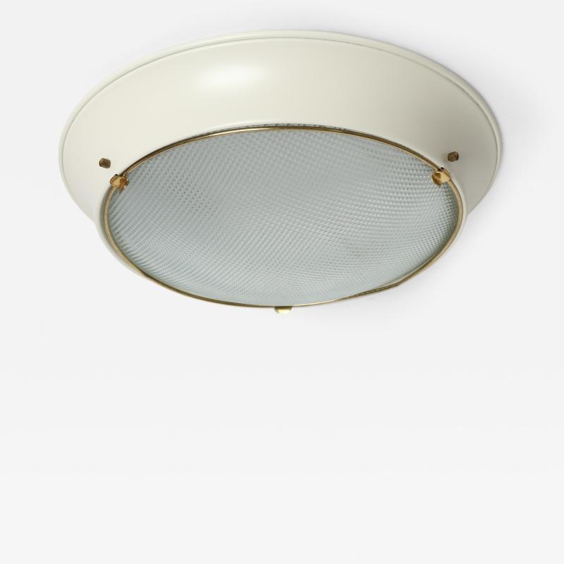  Stilnovo Stilnovo style flush mounr ceiling light Italy Vintage 1960s