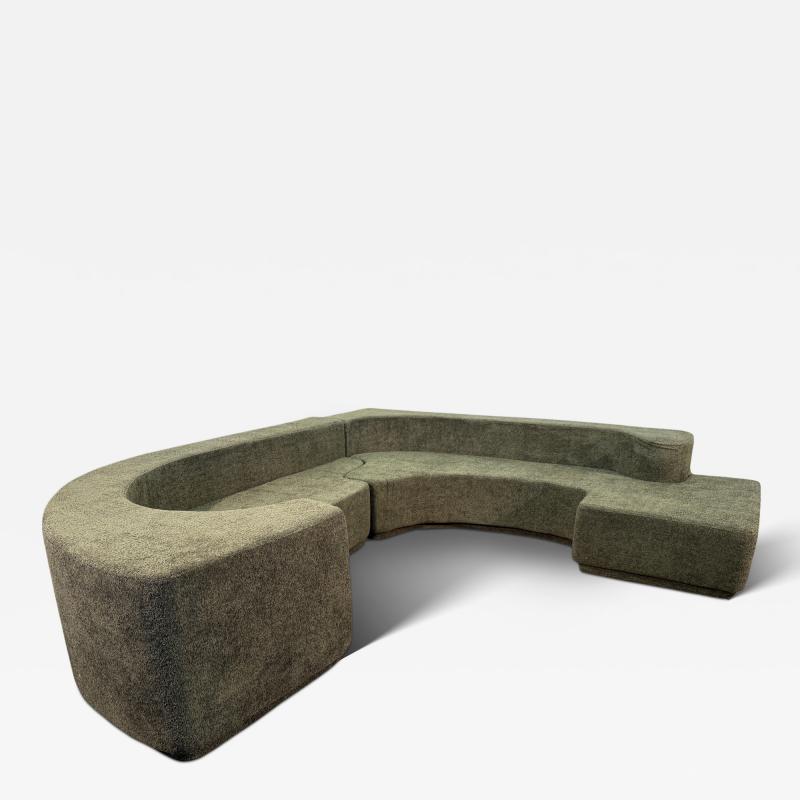  Stilwood Lara Modular Curved Sofa Italy 1970s