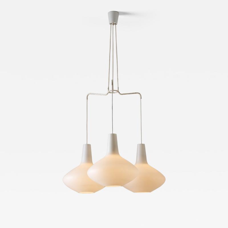  Stockmann Orno Lisa Johansson Pape for Stockmann Orno Bulbo Chandelier 1950s
