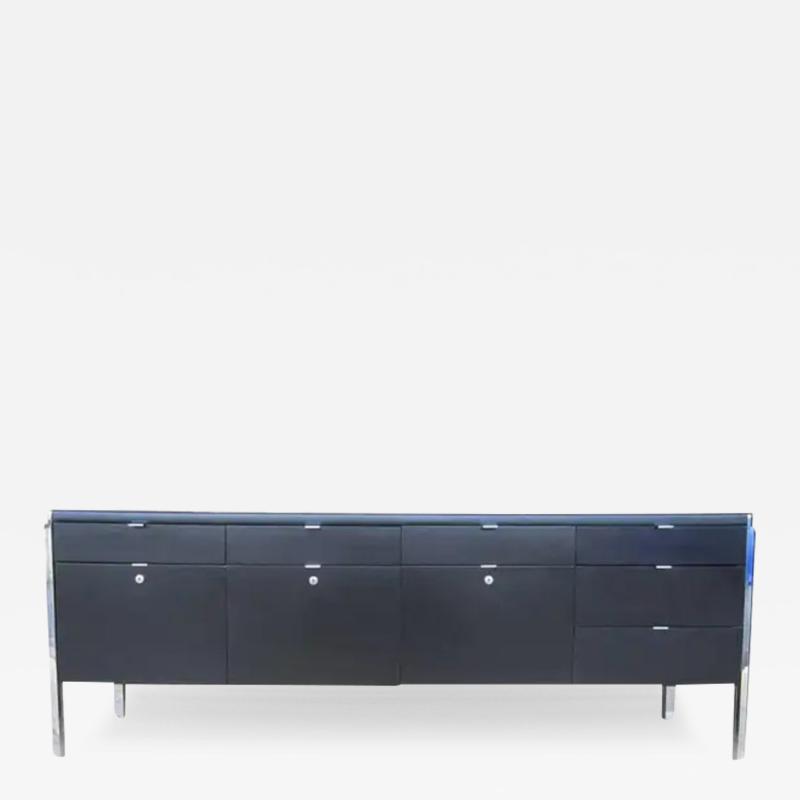  Stow Davis Furniture Co 74 Vintage Stow Davis Credenza with Leather Top
