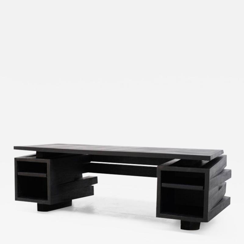  Studio Arno Declercq Desk in Iroko Wood by Arno Declercq
