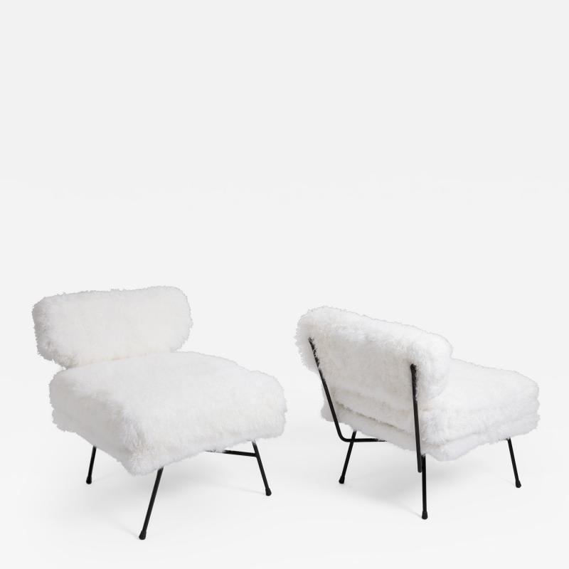  Studio BBPR Pair of Elettra Lounge Chairs by BBPR