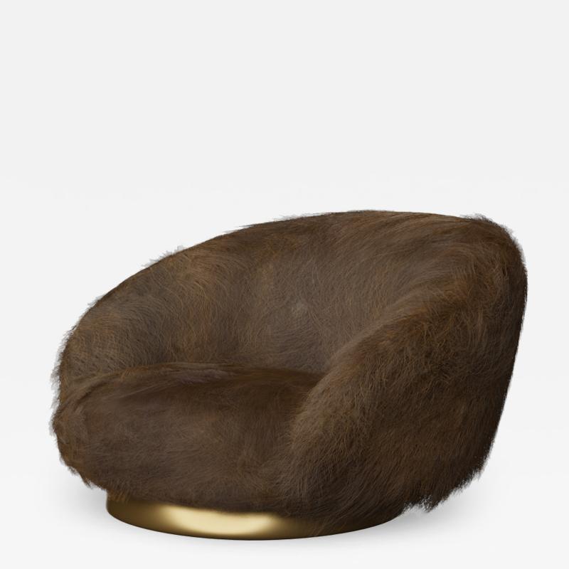  Studio SORS ELF Lounge Chair Angora Brown