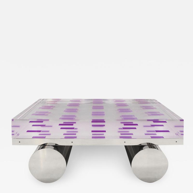  Studio Superego On The Road Coffe Table Made of Plexiglass and Steel base By Superego Studio