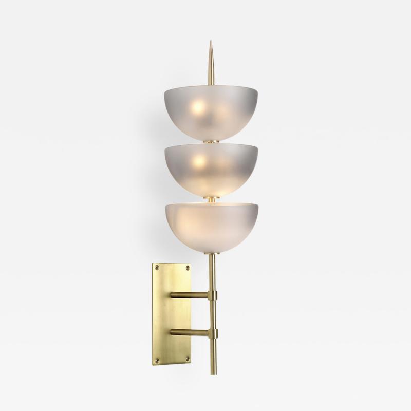  Studio Van den Akker The Small Gilles Wall Sconce with Glass by Seguso