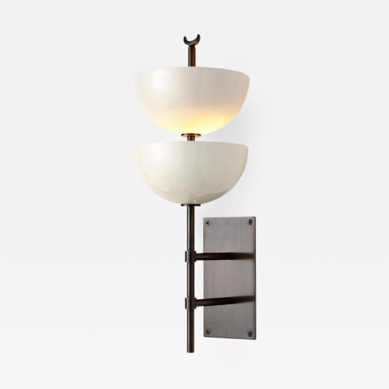  Studio Van den Akker The Small Gilles Wall Sconce with Powder Coated Metal Shades