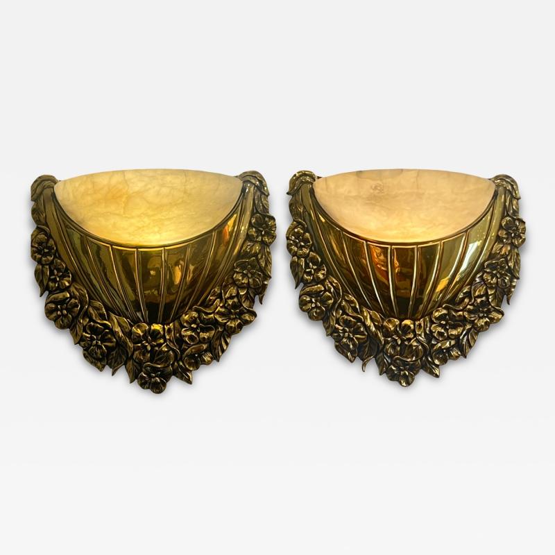  Sue et Mare Pair of Art Deco Sconces in the Style of S e et Mare ca 1925