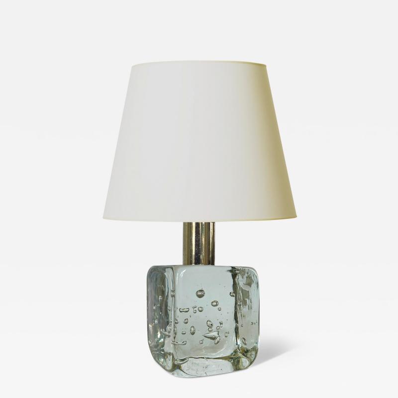  Svenskt Tenn Swedish Modern Bubble Glass Cubic Table Lamp by Josef Frank for Svenskt Tenn