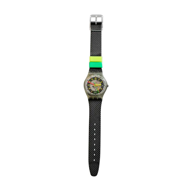  Swatch Vintage Swatch GK402 Black Line Year 1993 Original Box