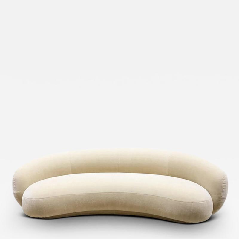  Tacchini JULEP SOFA IN TEDDY MOHAIR SABLE