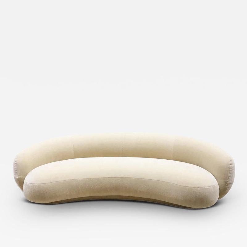  Tacchini JULEP SOFA IN TEDDY MOHAIR SABLE