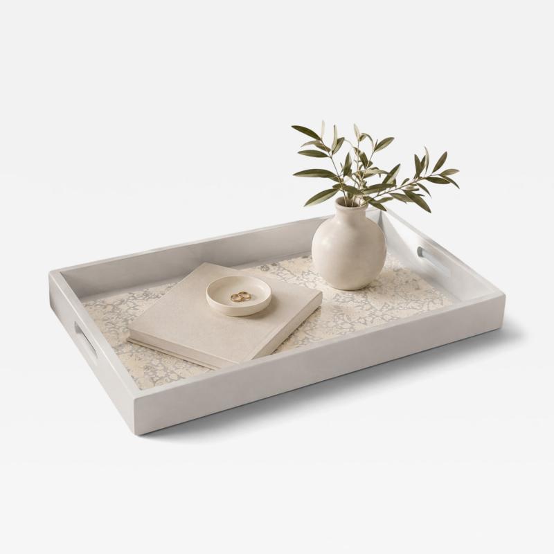  Taller Maya Large Butterflies Decorative Tray Lacquered Wood Ensamble Artesano