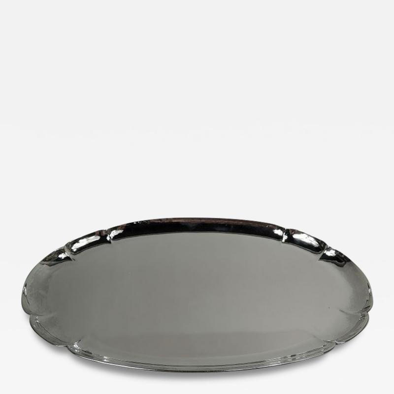  The Kalo Shop Pretty American Sterling Silver Oval Tray by Kalo in Chicago