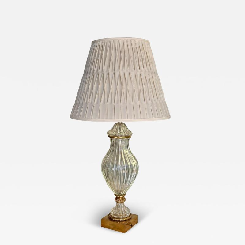  The Marbro Lamp Company Mid Century Modern Marbro Murano Glass Designer Table Lamp