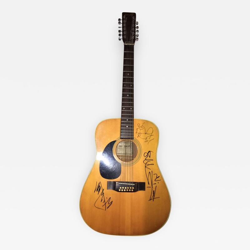  The Rolling Stones Rolling Stones Autographed Acoustic Guitar